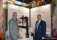 Georg Fischer wil zich nog meer op de glastuinbouwsector gaan richten. Op de foto Leo Stravers en Stephan Groot.